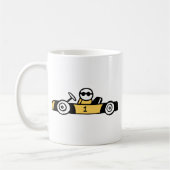 Mug Course automobile, course automobile (Gauche)