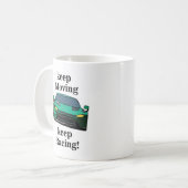 Mug Course automobile Racer Anniversaire (Devant gauche)