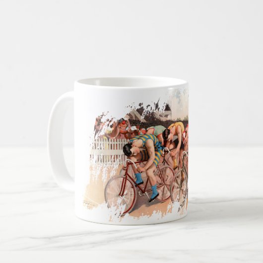 Mug Course de bicyclette (Devant gauche)