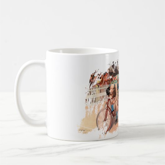 Mug Course de bicyclette (Gauche)