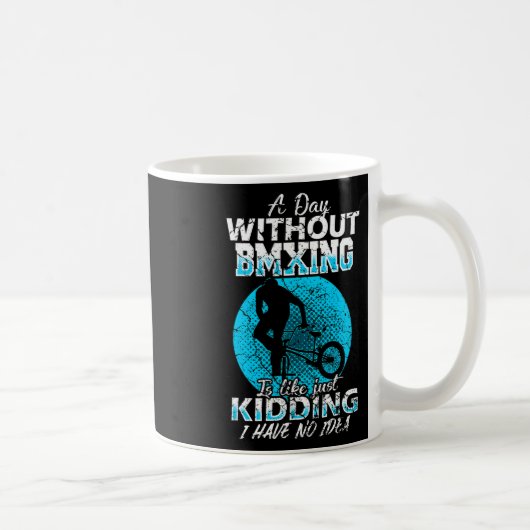 Mug Course de BMX Freestyle Vélo Amour VTT (Droite)