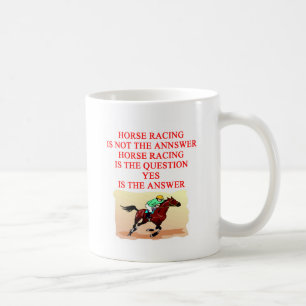 Mug course de chevaux