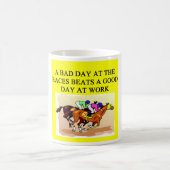 Mug course de chevaux de pur sang (Centre)