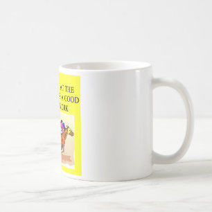 Mug course de chevaux de pur sang