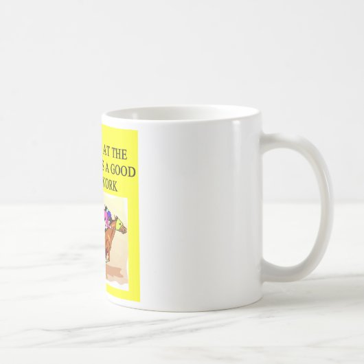 Mug course de chevaux de pur sang (Droite)