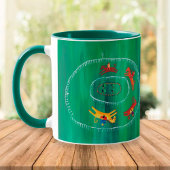 Mug Course de chevaux moderne