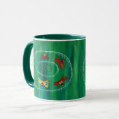 Mug Course de chevaux moderne (Devant gauche)