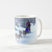Mug Course de chiens de traîneau (Devant droit)