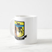 Mug course de course de vélo de bain de triathlon (Devant gauche)