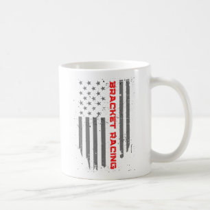 Mug Course de Dragsters sur Drapeau Américain Patrioti