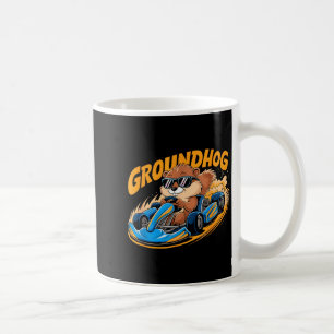 Mug Course de kart Funny Groundhog Jour de la marmotte