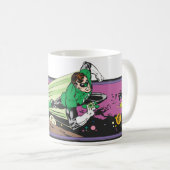 Mug Course de lanternes vertes à travers l'espace (Devant droit)