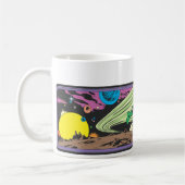 Mug Course de lanternes vertes à travers l'espace (Gauche)