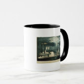 Mug Course de minuit sur le Mississippi, 1875 (Devant droit)