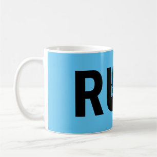 Mug Course de silhouette pour le marathon de coureur