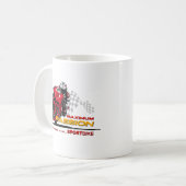 Mug Course de Superbike Passion Maximale Graphique de (Devant gauche)