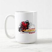 Mug Course de Superbike Passion Maximale Graphique de (Gauche)