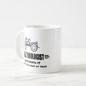 Mug Course de tracteurs humoristiques (Devant gauche)