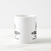 Mug Course de tracteurs humoristiques (Centre)