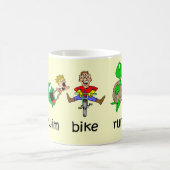 Mug Course de vélo de bain (Centre)