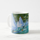 Mug Course de voilier (Devant gauche)