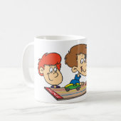 Mug Course de voitures en bois pour enfants (Devant gauche)