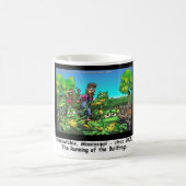 Mug Course Des Grenouilles Taureaux Cadeaux Drôles/Obj (Centre)