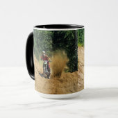 Mug Course du champion de Motocross Dirt-Bike (Devant gauche)