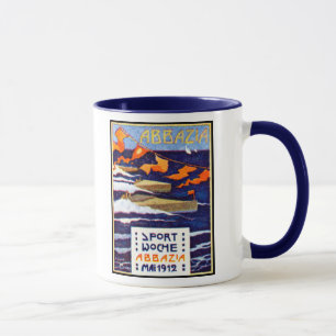 Mug Course en bateau de vitesse Abbazia 1912