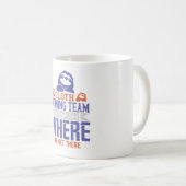 Mug Course - Équipe de course de paresseux (Devant droit)