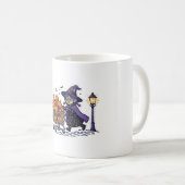 Mug Course folle de sorcière pour Halloween (Devant droit)
