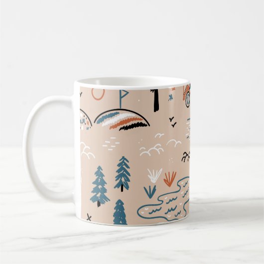 Mug Course hors route, vintage sans couture. (Gauche)