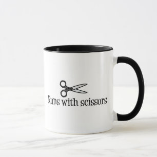 Mug Courses avec des ciseaux