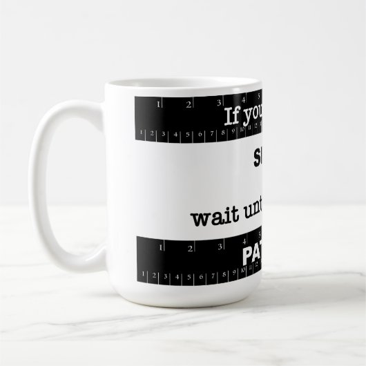 Mug Courte Patience (Gauche)