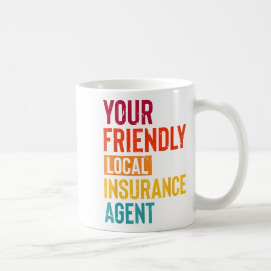 Mug Courtier d'assurance Votre âge d'assurance locale (Droite)