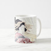 Mug Courtisane d'Ukiyo-e de Japonais avec des (Devant droit)