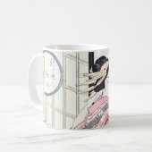 Mug Courtisane d'Ukiyo-e de Japonais avec des (Devant gauche)