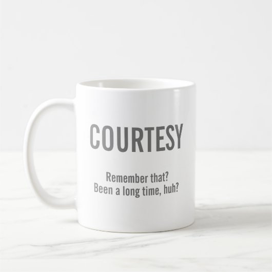 Mug Courtoisie (Gauche)