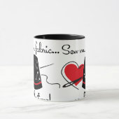 Mug Cousez beaucoup de tissu (Centre)