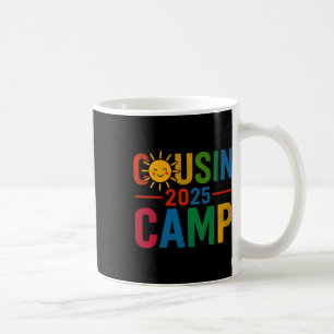 Mug Cousin Camp 2025 Vacances d'Été Rassemblement fami