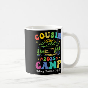 Mug Cousin Camp 2025 Vacances familiales Camping d'été