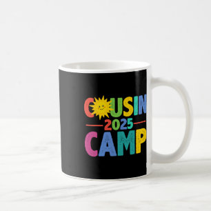 Mug Cousin Camp 2025 Vacances familiales Camping d'été