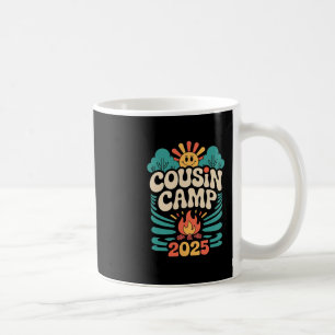 Mug Cousin Camp 2025 Voyage de vacances d'été correspo