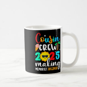 Mug Cousin Crew 2025 Summer Vacation Beach Voyage en f