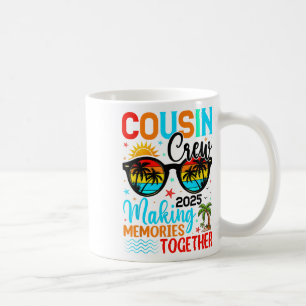 Mug Cousin Crew 2025 Summer Vacation Beach Voyage en f