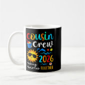 Mug Cousin Crew 2026 Summer Vacation Beach Family Trip (Gauche)