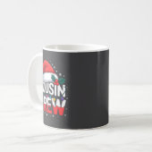 Mug Cousin Crew Christmas Reindeer Antlers Hat Lights (Devant gauche)