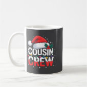 Mug Cousin Crew Christmas Reindeer Antlers Hat Lights (Gauche)