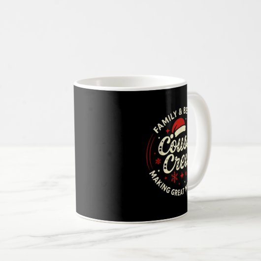 Mug Cousin Crew Noël 2025 Famille de jumelage enfants (Devant droit)