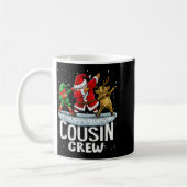 Mug Cousin Crew Santa Elf Dabbing Matching Family Chri (Gauche)